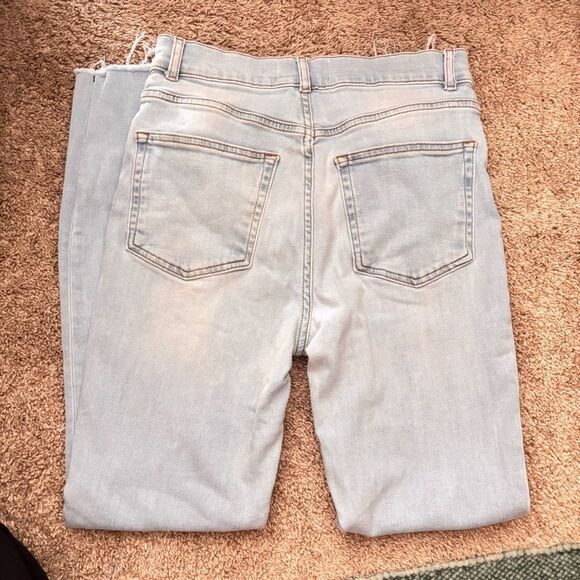 Reformation | High & Skinny Jeans in Amalfi Wash Raw Hem size 27 - Picture 5 of 5